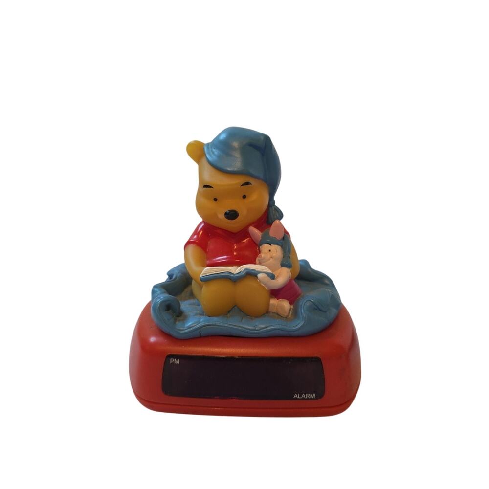 Vintage Winnie The Pooh & Piglet Nightlight/Alarm Clock By Fantasma Disney